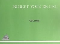  France - Budget voté de 1984 : Culture.