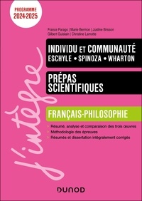France Farago - Individu et communauté - Manuel Prépas scientifiques Français-Philosophie - 2024-2025.