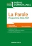 France Farago - La parole - Programme 2016-2017.