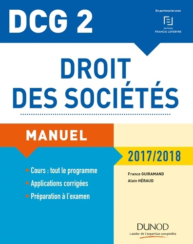 France Guiramand et Alain Héraud - Droit des sociétés DCG 2.