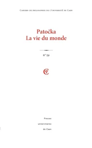 Cahiers de philosophie de l'université de Caen, n° 59/2022