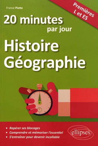 20 minutes d'Histoire-Géographie par jour 1res L et ES