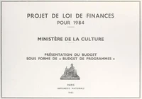 Projet de Loi de finances pour 1984