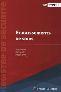 Registre de sécurité Etablissements de soins