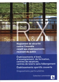 Règlement de sécurité contre l'incendie relatif aux établissements recevant du public Types R & X