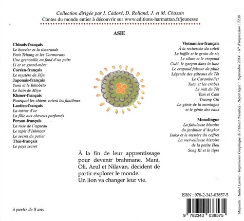 Le petit brahmane et le lion. Conte du Sri Lanka, Edition bilingue français-tamoul