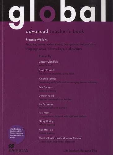 Frances Watkins - Global Advanced - Teacher's Book. 1 DVD