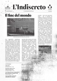 Francesco D'Isa et Enrico Pitzianti - L'indiscreto. Il fine del mondo.