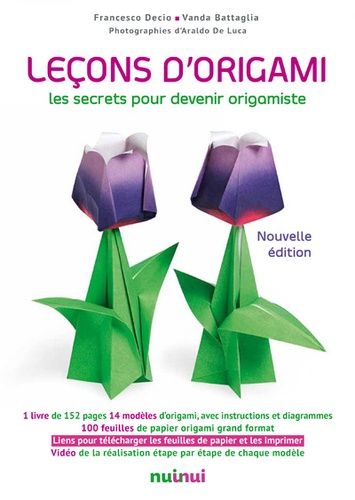 Francesco Decio et Vanda Battaglia - Leçons d'origami - Les secrets pour devenir origamiste.