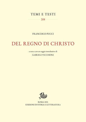 Francesco Pucci et Gabriele Vecchione - Del regno di Christo.