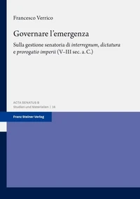Governare l'emergenza
