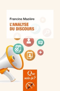 Francine Mazière - L'analyse du discours.