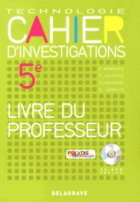 Cahier dinvestigations Technologie 5e - Livre du professeur.pdf