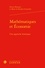 Mathématiques et économie. Une approche historique