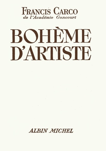 Bohème d'artiste