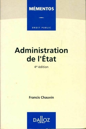 Francis Chauvin - Administration de l'Etat.