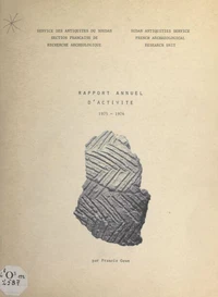 Rapport annuel d'activité 1975-1976