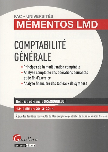 Comptabilité générale 13e Edition 2013-2014
