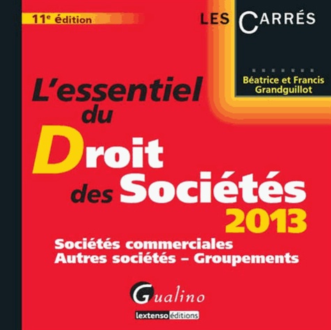 L'essentiel du droit des sociétés 11e édition