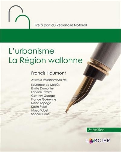 Francis Haumont - L'Urbanisme - La région wallonne.