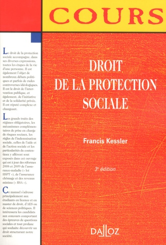 Droit de la protection sociale 3e édition