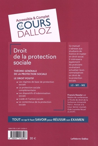 Droit de la protection sociale 8e édition