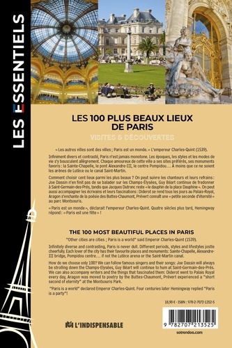 Les 100 plus beaux lieux de Paris. Visites & Découvertes