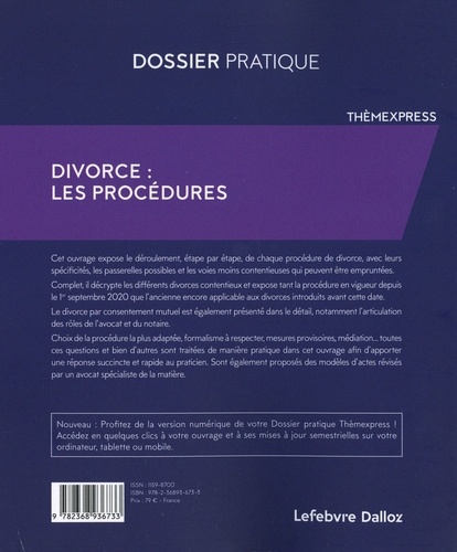 Divorce : les procédures