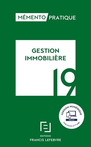 Gestion immobilière  Edition 2019