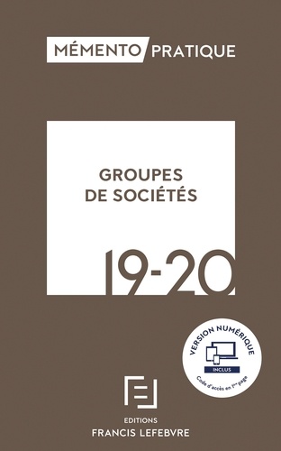  Francis Lefebvre - Groupes de sociétés.