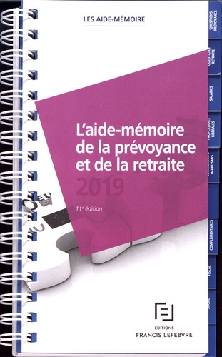 L'aide-mémoire de la prévoyance et de la retraite  Edition 2019