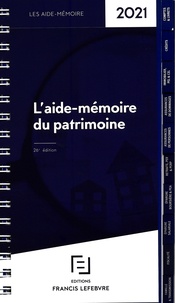  Francis Lefebvre - L'aide-mémoire du patrimoine.