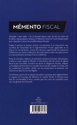 Mémento fiscal  Edition limitée