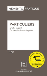  Francis Lefebvre - Particuliers - Droits - Argent - Centres d'intérêt et vie privée.