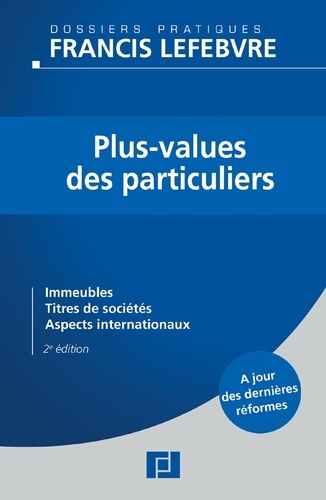  Francis Lefebvre - Plus-values des particuliers.