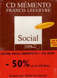  Francis Lefebvre - Social 2005 - Pack Mémento + CD Rom.