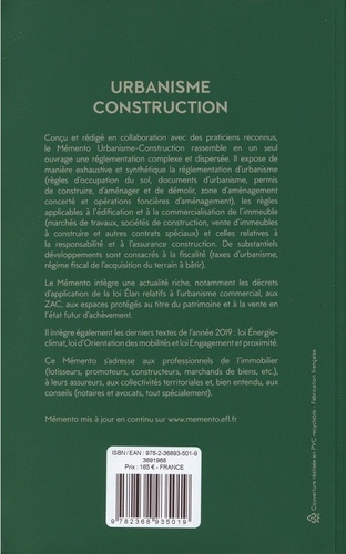 Urbanisme Construction  Edition 2020