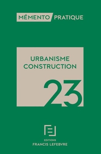 Urbanisme Construction  Edition 2023