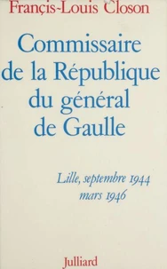 Commissaire de la République du général de Gaulle