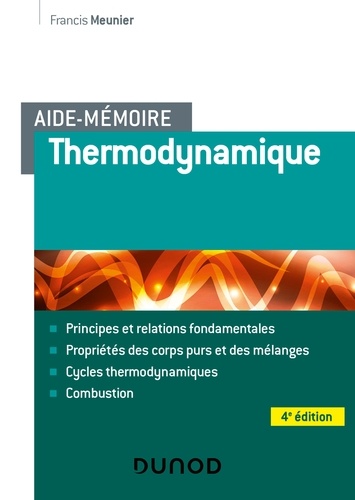Francis Meunier - Aide-mémoire de Thermodynamique - 4e éd.