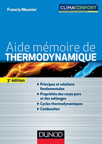 Francis Meunier - Aide-mémoire de thermodynamique.