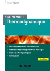 Francis Meunier - Aide-mémoire de Thermodynamique.
