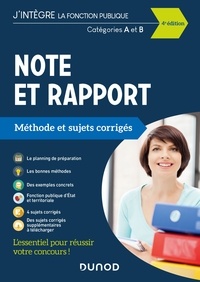Francis Pian - Note et Rapport - Méthode et Sujets corrigés - Catégories A et B.