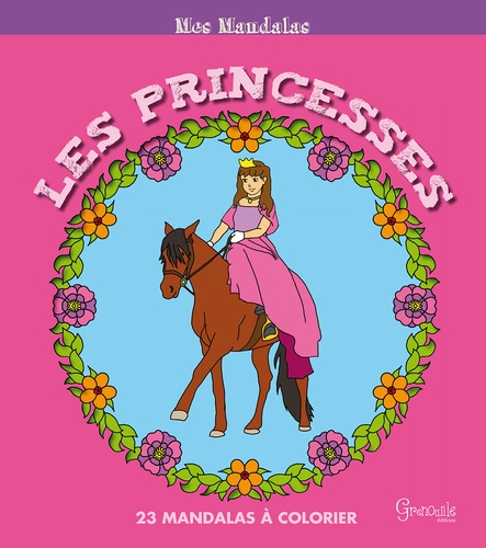 Francis Rossignol - Les princesses - 23 mandalas à colorier.