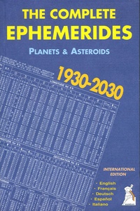 Francis Santoni - The Complete Ephemerides 1930-2030 Oh TDT - Edition multilingue français-anglais-allemand-espagnol-italien.