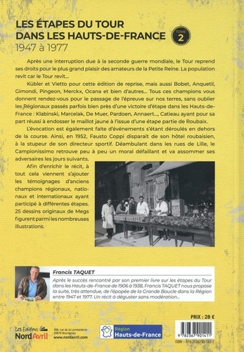 Les étapes du Tour dans les Hauts-de-France. Tome 2, de 1947 à 1977