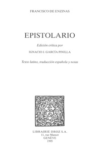 Francisco de Enzinas - Epistolario.
