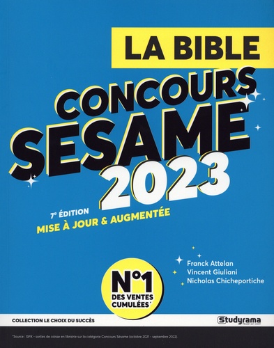 La bible Concours SESAME  Edition 2023