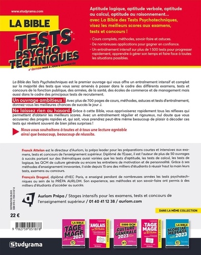 La bible des tests psychotechniques 4e édition revue et augmentée