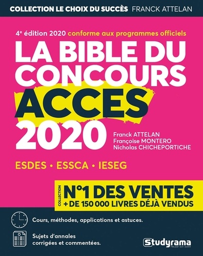 La bible du concours Accès  Edition 2020